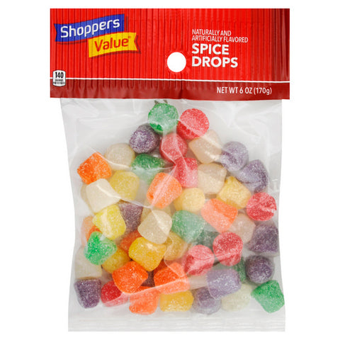 Spice Drops Candy 6 Oz (Case Of 12) by Shoppers Value