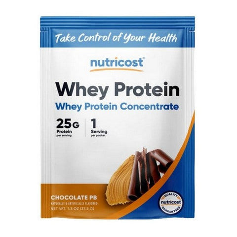 Nutricost, Whey Protein Concentrate Chocolate Peanut Butter, 1 Serving Nutricost