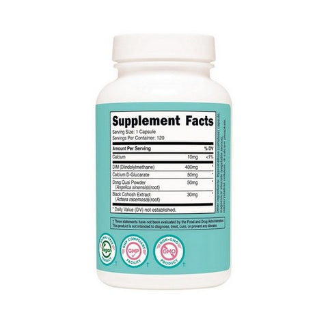 Nutricost, Women Dim With Calcium D-Glucarate And Dong Quai, 400 Mg, 120 Caps