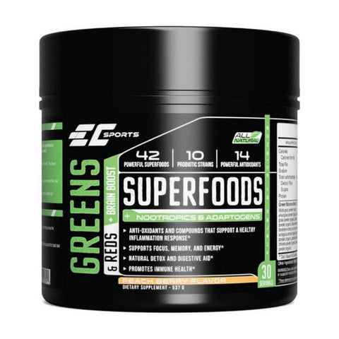 Greens And Reds Superfoods Peach Berry 458 Grams by EC Sports