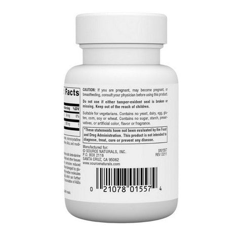Source Naturals, L-Carnosine, 500 MG, 30 Tabs Source Naturals