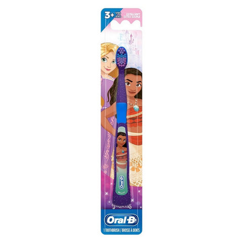 Kid's Toothbrush Disney Princesses Extra Soft 3 Plus 1 Count (Case Of 6) by Oral-B