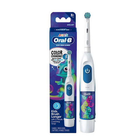 Kids Chameleon Battery Toothbrush 1 Count (Case Of 3) by Oral-B