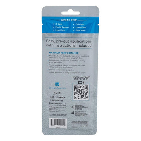 StrengthTape, Strength Tape Kinesiology Tape Knee, 1 Count