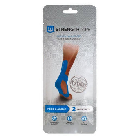 StrengthTape, Strengthtape Kinesiology Tape Kit Foot And Ankle, 1 Count