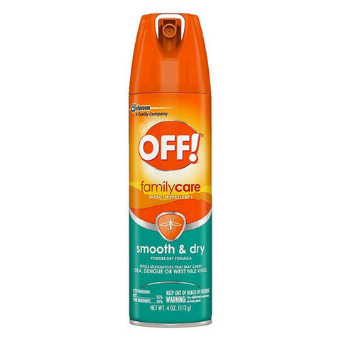Off!, FamilyCare Mosquito Repellent Bug Spray Smooth And Dry, 4 Oz
