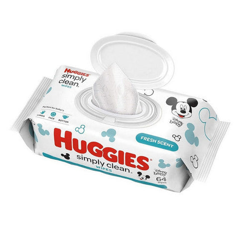 Huggies, Simply Clean Fresh Scented Baby Wipes, 64 Count