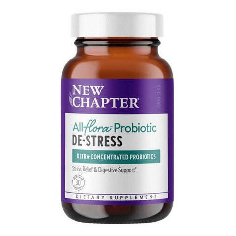 New Chapter, All-Flora Probiotic De-Stress, 30 Veg Caps