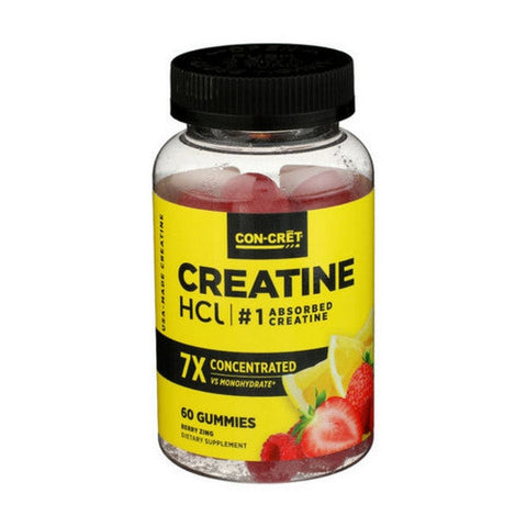 Con-Cret, Creatine HCl Gummies For Men And Women, 60 Count