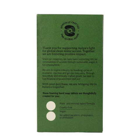 Ayeya, Foaming Hand Soap Peppermint Plus Eucalyptus, 0.28 Oz