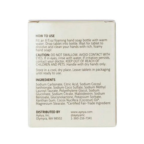 Ayeya, Gratitude Foaming Hand Soap, 5 tabs