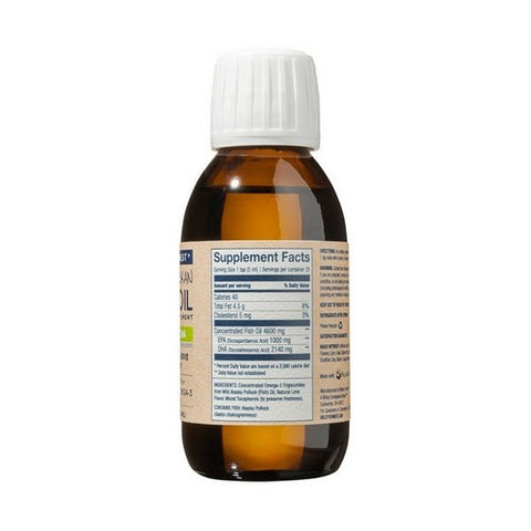 Wiley Wallaby, Wild Alaskan Fish Oil Summit DHA Natural Lime Flavor, 4.23 Oz