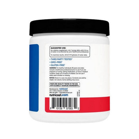 Nutricost, Creatine Monohydrate Plus Hydration Fruit Punch Flavored, 5000 Mg, 10.1 Oz / 30 Servings Nutricost