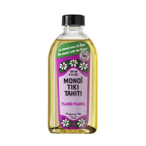 Monoi Tiare, Tiki Tahiti Coconut Oil Ylang Ylang, Ylang Ylang 4 Oz Monoi Tiare