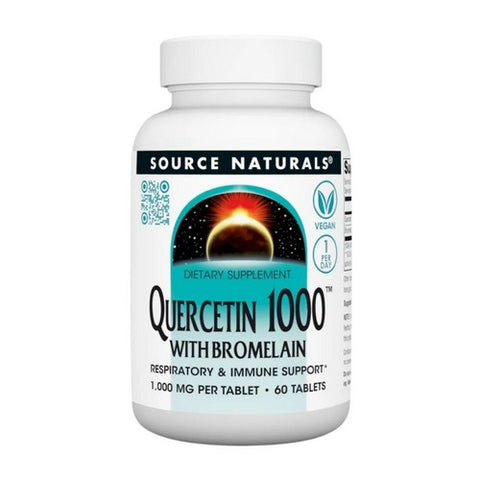 Quercetin With Bromelain 60 Tabs by Source Naturals