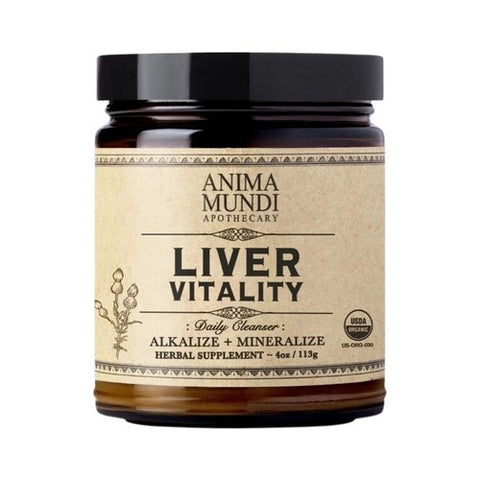 Liver Vitality Greens Daily Cleanser 4 Oz by Anima Mundi Apothecary