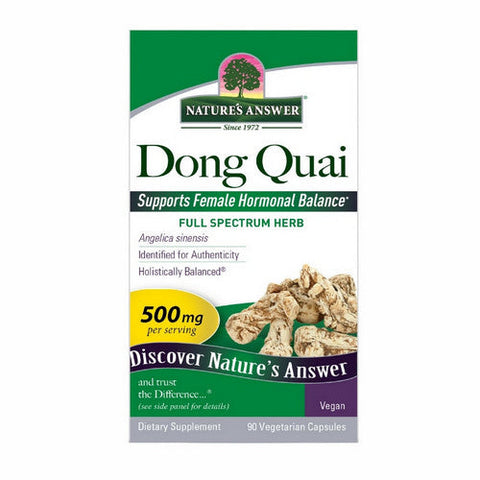 Nature's Answer, Dong Quai Root, 500 Mg, 90 Veg Caps Nature's Answer
