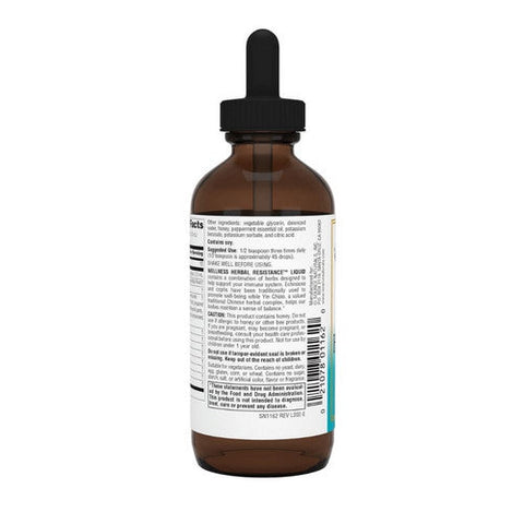 Source Naturals, Wellness Herbal Resistance Liquid Alcohol Free Formula, 4 fl oz Source Naturals