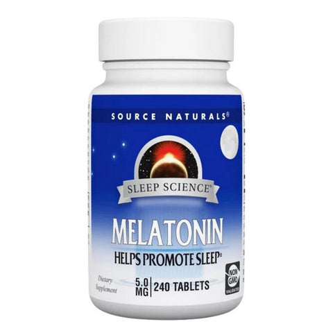 Source Naturals, Melatonin, 5 mg, 240 Tabs Source Naturals