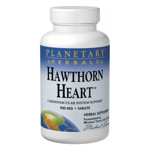 Planetary Herbals, Hawthorn Heart, 60 Tabs Planetary Herbals