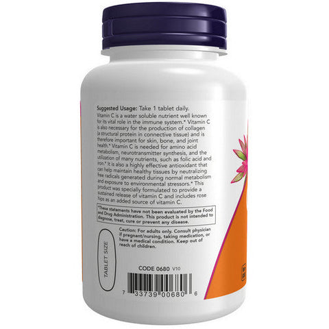 Now Foods, Vitamin C-1000 Sustained Release, 100 Tabs Now Foods