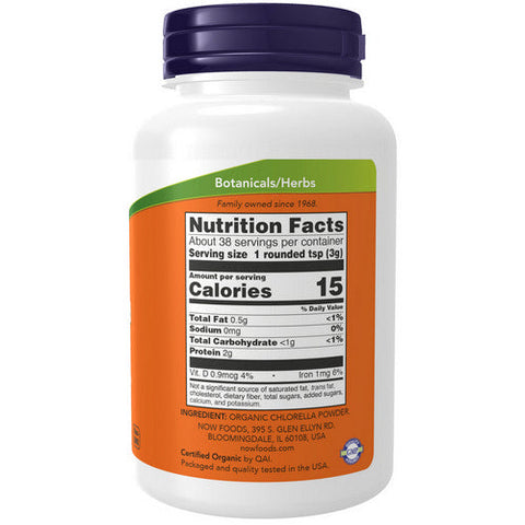 Now Foods, Chlorella Pure Powder, 4 Oz Now Foods