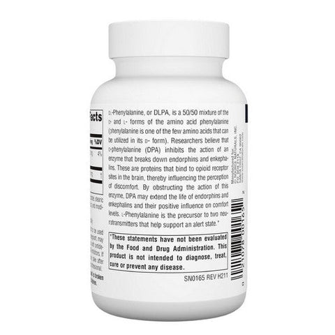 Source Naturals, DL-Phenylalanine, 750 mg, 60 Tabs Source Naturals