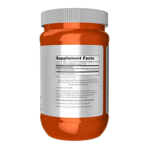 Now Foods, Creatine Monohydrate Micronized Powder, 1.1 Lbs Now Foods