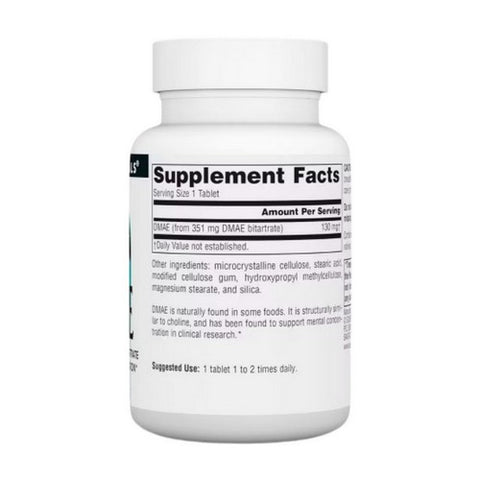 Source Naturals, Dmae Dimethylaminoethanol Bitartrate, 351 mg, 100 Tabs Source Naturals