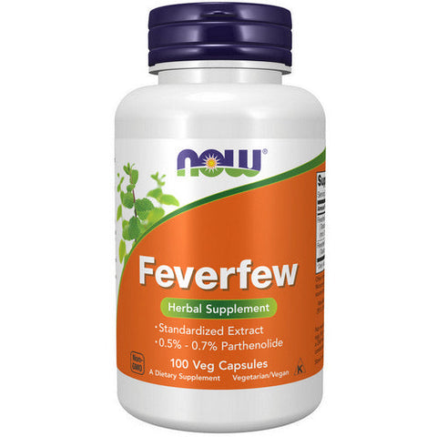 Now Foods, Feverfew, 400 mg, 100 Veg Caps Now Foods