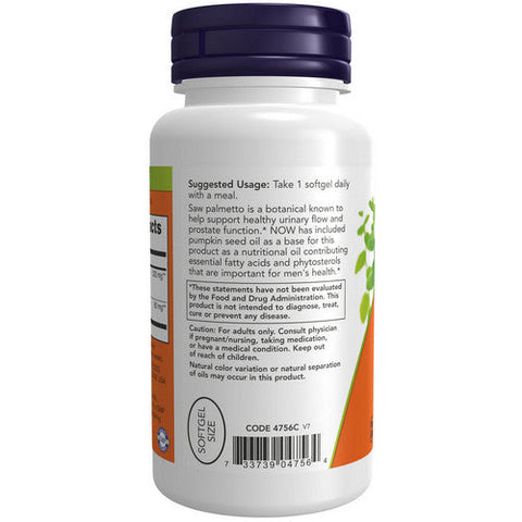 Now Foods, Saw Palmetto, 320 mg, 90 Sgels Now Foods