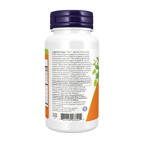 Now Foods, Adrenal Stress Support with Relora, 90 Veg Caps Now Foods