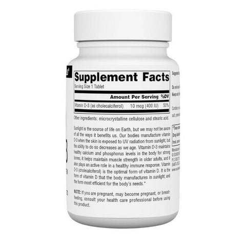 Source Naturals, Vitamin D, 400 IU, 200 Tabs Source Naturals