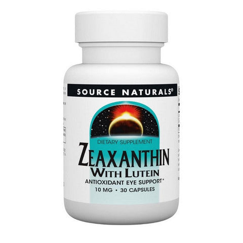 Source Naturals, Zeaxanthin With Lutein Capsules, 30 Caps Source Naturals
