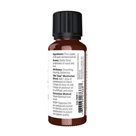 Now Foods, SandalWood Oil, Blend 1 oz