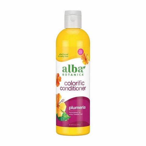 Alba Botanica, Hair Conditioner Colorific Plumeria, 12 Oz Alba Botanica