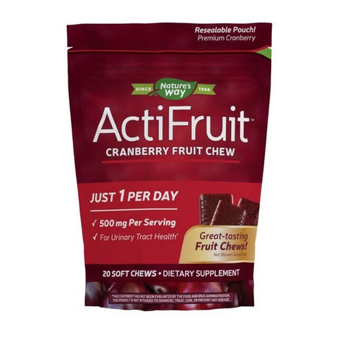 ActiFruit Cran-Max 20 soft chews by Nature's Way