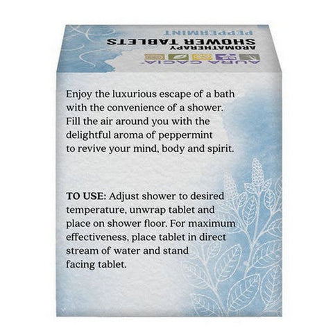 Aura Cacia, Shower Tablets, Peppermint, 3 Tablets Aura Cacia
