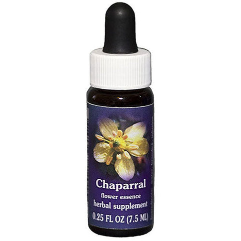 Flower Essence Services, Chaparral Dropper, 0.25 oz Flower Essence Services