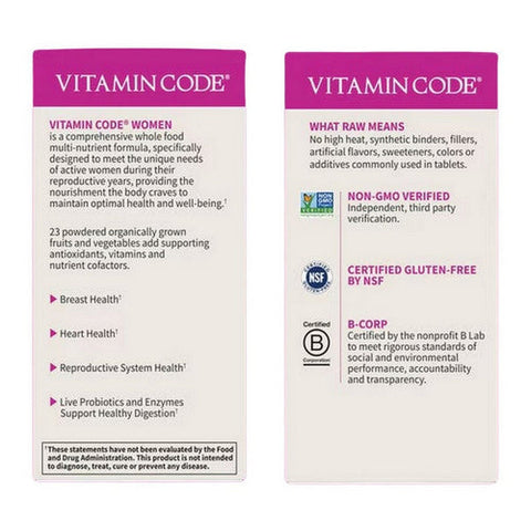 Garden of Life, Vitamin Code Women Multivitamin, 24 Caps Garden of Life