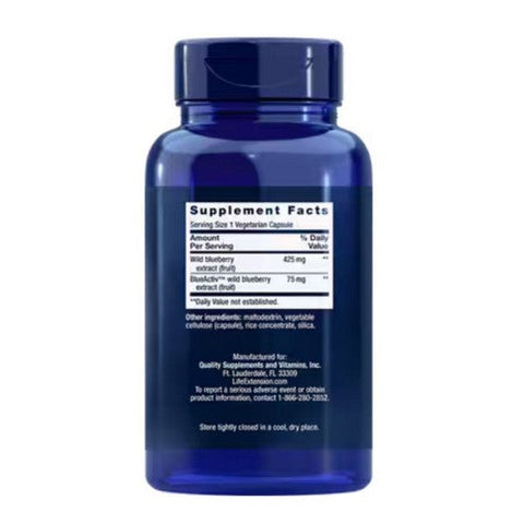 Life Extension, Blueberry Extract Capsules, 60 vcaps Life Extension