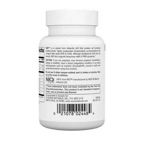Source Naturals, Neptune Krill Oil, 1000 mg, 30 sgels Source Naturals
