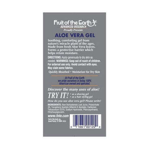 Fruit Of The Earth, Aloe Vera Gel, 12 Oz
