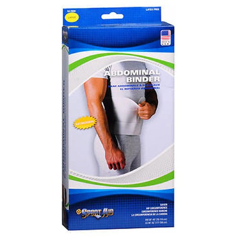Sport Aid, Abdominal Binder, 46 to 62 Inch (117-158 cm), Large Sport Aid