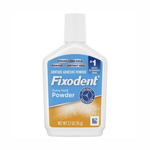 Fixodent, Denture Adhesive Powder, Extra Hold 2.7 Oz Fixodent