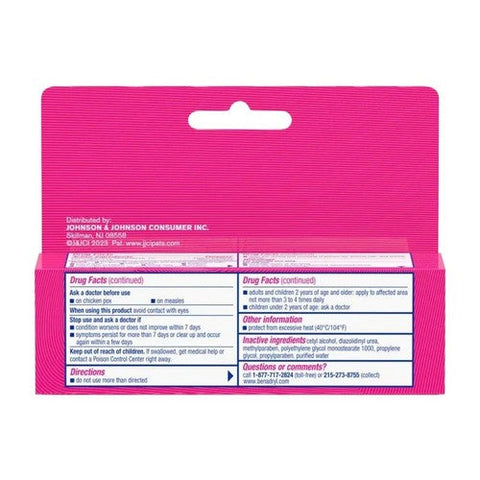Benadryl, Itch Stopping Cream Original Strength, 1 Oz Benadryl