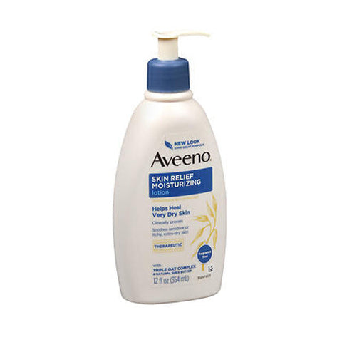 Aveeno, Active Naturals Skin Relief Moisturizing Lotion Fragrance Free, 12 oz Aveeno