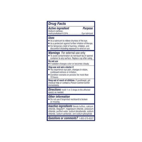 Theratears, Dry Eye Therapy Lubricant Eye Drops, 0.5 Oz